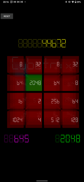 A lost game on my way to 4096.